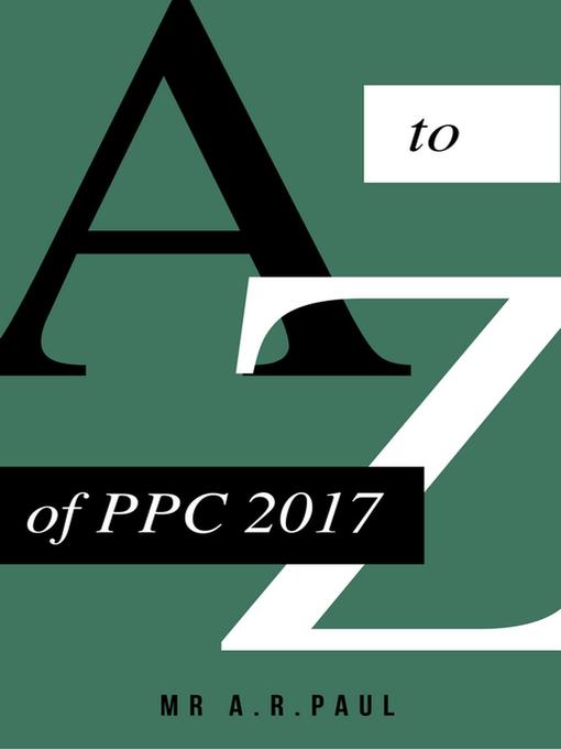 Title details for A to Z of PPC ads by Aparaj Rudra Paul - Available